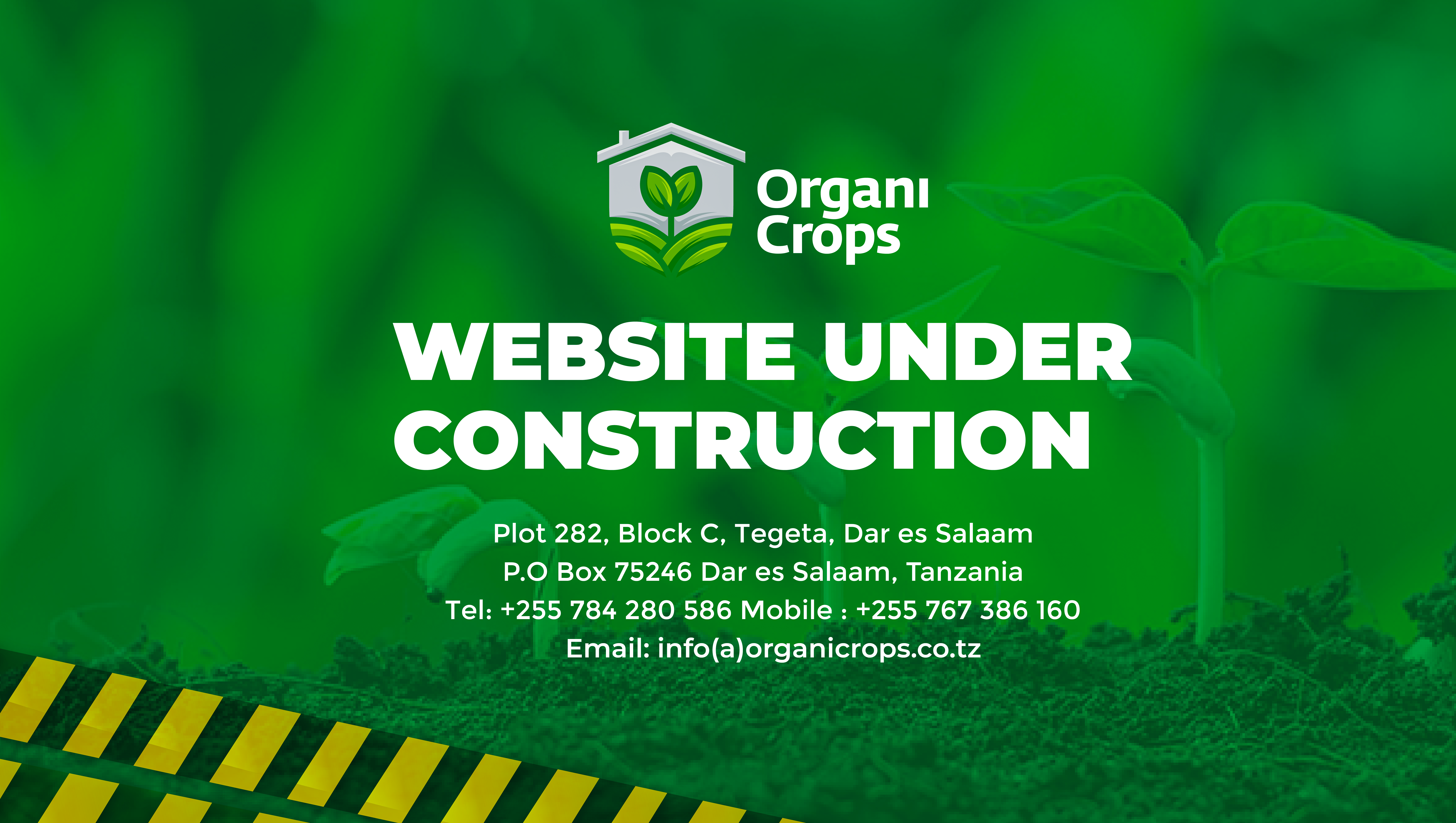 OrganiCrops|Website Under Construction
